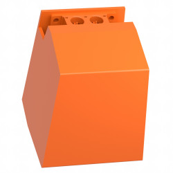 XPER711 Schneider - Interrupteur à pied simple - Avec capot - Métal - Contact 2NO+2NF - Preventa Harmony XPER
