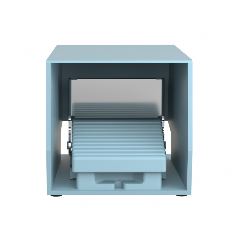 XPEM711 Schneider - Interrupteur à pied simple - Avec capot - Métal - Contact 2NO+2NF - Preventa Harmony XPEM