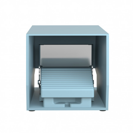 XPEM711 Schneider - Interrupteur à pied simple - Avec capot - Métal - Contact 2NO+2NF - Preventa Harmony XPEM