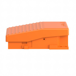XPER110 Schneider - Interrupteur à pied simple - Sans capot - Métal - Contact 1NO+1NF - Preventa Harmony XPER
