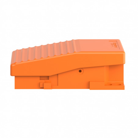 XPER110 Schneider - Interrupteur à pied simple - Sans capot - Métal - Contact 1NO+1NF - Preventa Harmony XPER