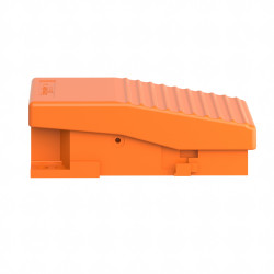 XPER110 Schneider - Interrupteur à pied simple - Sans capot - Métal - Contact 1NO+1NF - Preventa Harmony XPER