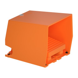 XPER310 Schneider - Interrupteur à pied simple - Avec capot - Métal - Contact 1NO+1NF - Preventa Harmony XPER