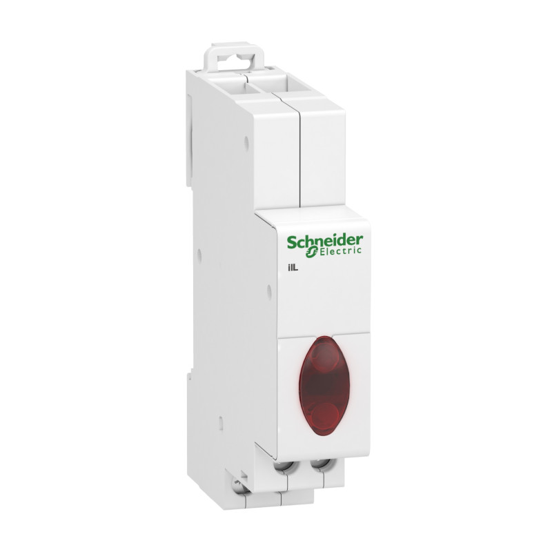 A9E18327 Voyant modulaire de présence tension triphasé Schneider - 3 LED rouge - Tension 230 à 400Vca - Acti9 iLL