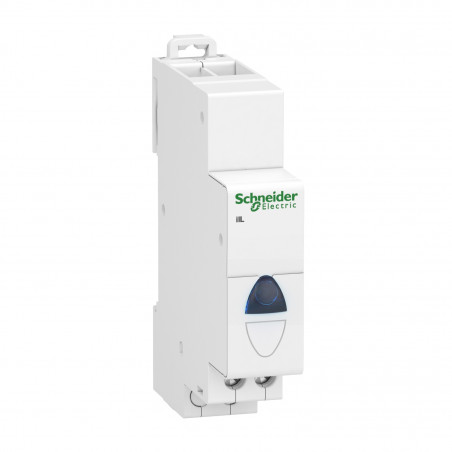 A9E18333 Voyant de présence tension LED Bleu - 12 à 48Vca-cc - pour coffret électrique - Schneider Electric