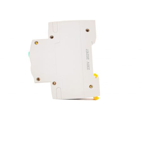 Voyant modulaire LED pour tableau électrique Vert - Tension 230Vac - Montage rail DIN (format disjoncteur)
