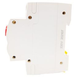 Voyant modulaire rouge LED pour tableau électrique - Tension 230Vac - Montage rail DIN (format disjoncteur)
