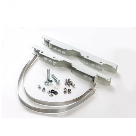 484205060 Fixation sur mât pour coffret électrique métal ou polyester de largeur 500 à 600mm