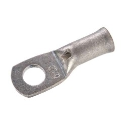 Cosse tubulaire pour câble 2.5mm² trou M4 cuivre étamé - fut évasé certifié norme NF C20-130