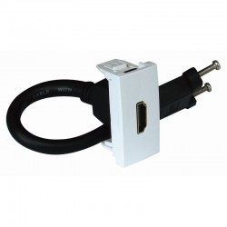 Prise double chargeur USB - 45x45 pour goulotte appareillable