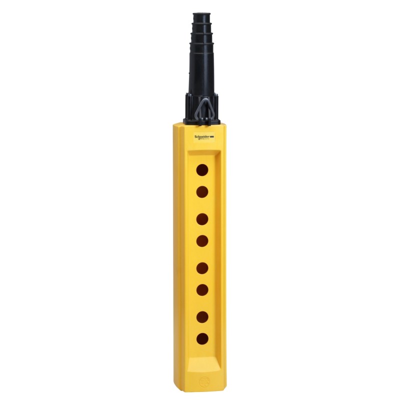 XACB08 boîte pendante vide en polyester - 8 perçages verticaux - Schneider Harmony XACB