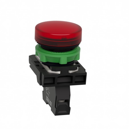 XB5AVB4 Schneider - voyant lumineux LED - Ø22 - rouge - 24V - à vis - Harmony XB5