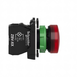 XB5AVB4 Schneider - voyant lumineux LED - Ø22 - rouge - 24V - à vis - Harmony XB5
