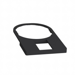 ZBZ33 Schneider Harmony - porte étiquette plat 30x50 pour étiquette 18x27