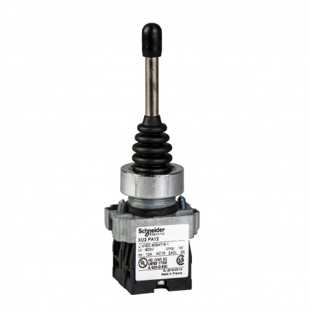XD2PA12 Manipulateur joystick 2 directions sans position zéro - Contacts 1NO - Schneider Harmony