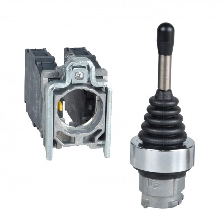 XD4PA24  Manipulateur joystick Ø22 - 4 directions à rappel vers position 0 - Contacts 1NO - Schneider Harmony