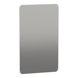 NSYMM106  Plaque de montage en acier galvanisé - pour coffret H1000 x L600mm - Schneider Spacial