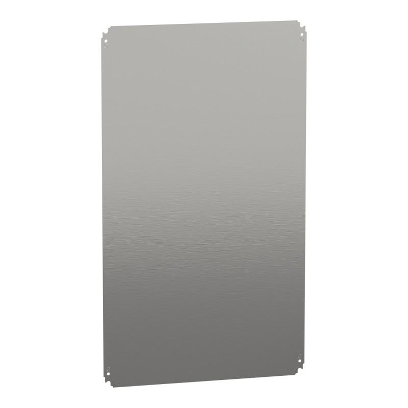 NSYMM106  Plaque de montage en acier galvanisé - pour coffret H1000 x L600mm - Schneider Spacial