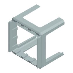11990A Adaptateur pour prise droite 45x45 connexion auto Efapel 45476SBR (orientation à 90°)