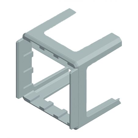 11990A Adaptateur pour prise droite 45x45 connexion auto Efapel 45476SBR (orientation à 90°)