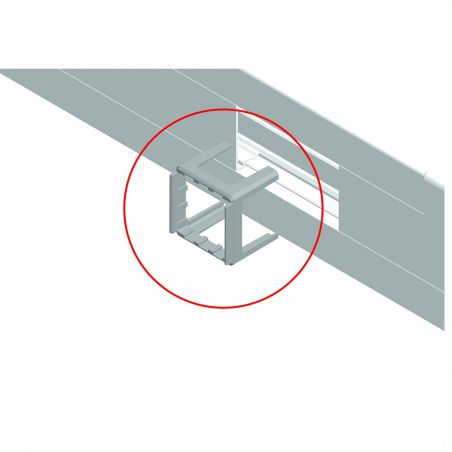 11990A Adaptateur pour prise droite 45x45 connexion auto Efapel 45476SBR (orientation à 90°)