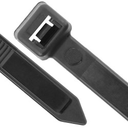 100x Noir Collier de serrage plastique attache câble Colson rislan