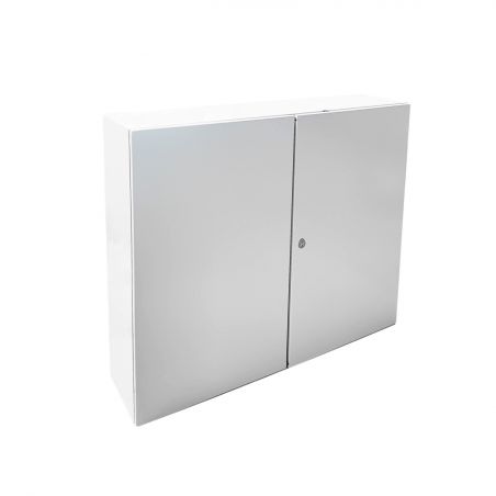 Armoire électrique en métal étanche IP55 - 1000x1200x300 - 2 portes - plaque fournie - Argenta IDE