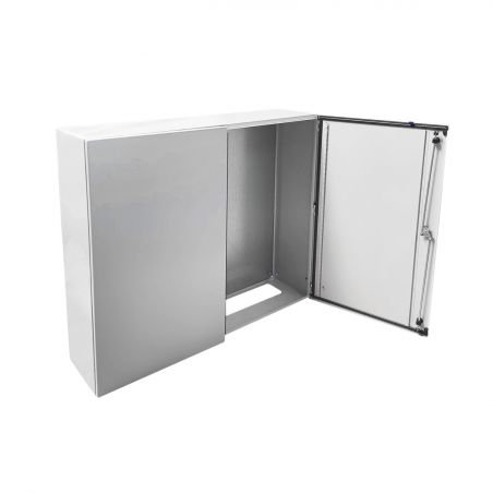 Armoire électrique en métal étanche IP55 - 1000x1200x300 - 2 portes - plaque fournie - Argenta IDE