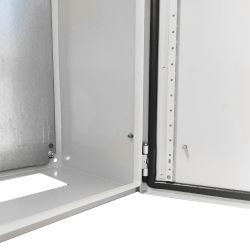 Armoire électrique en métal étanche IP55 - 1000x1200x400 - 2 portes - plaque fournie - Argenta IDE