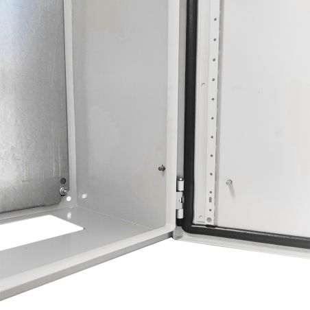 Armoire électrique en métal étanche IP55 - 500x1000x250 - 2 portes - plaque fournie - Argenta IDE