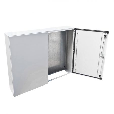Armoire électrique en métal étanche IP55 - 800x1000x200 - 2 portes - plaque fournie - Argenta IDE