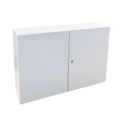 Armoire électrique en métal étanche IP55 - 600x1200x250 - 2 portes - plaque fournie - Argenta IDE