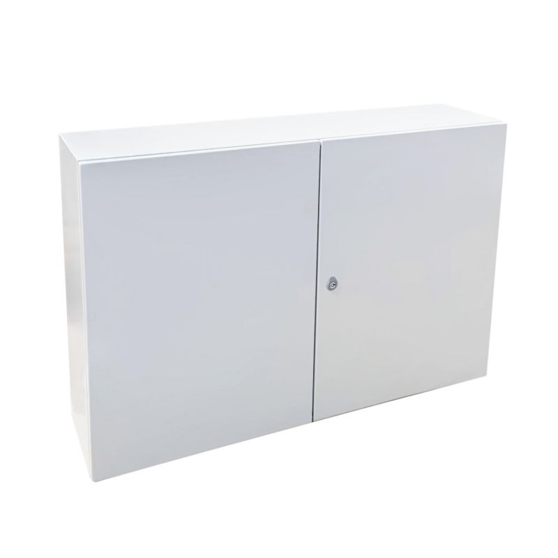Armoire électrique en métal étanche IP55 - 800x1200x300 - 2 portes - plaque fournie - Argenta IDE