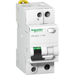 A9D21620  Disjoncteur différentiel 30mA 20A - 1P+N - 6kA - type A Non Auxiliarisable- Vigi Schneider iDPN