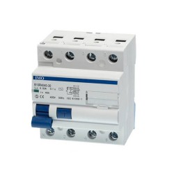 B10R404030A Interrupteur différentiel 3P+N 40A 30mA type A - 10kA - Entrée haute / Sortie Basse - IMO