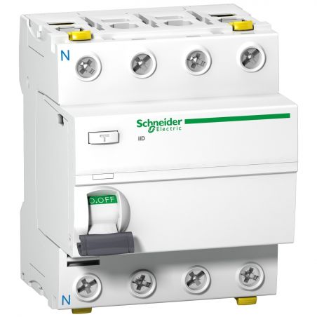 A9Z21463 - Interrupteur différentiel 4P 63A 30mA Type A - Schneider Electric