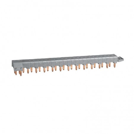 405201 Peigne d'alimentation tétrapolaire 4P tête de groupe HX3 optimisé disjoncteur à bornes décalées - 12m