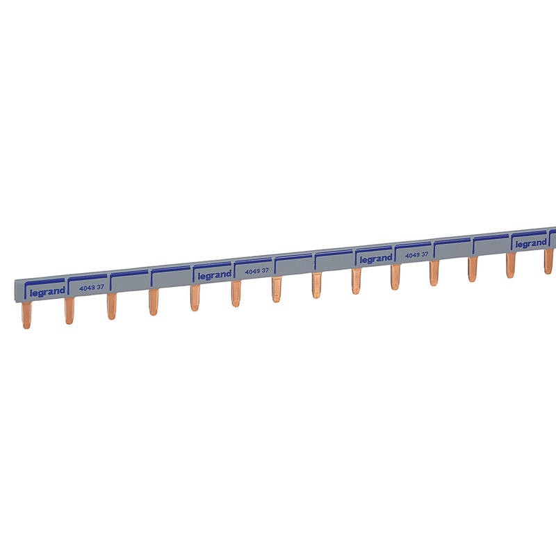 404937 Peigne d'alimentation universel Réversible Phase + Neutre HX3 - longueur 57 modules - 1 mètre