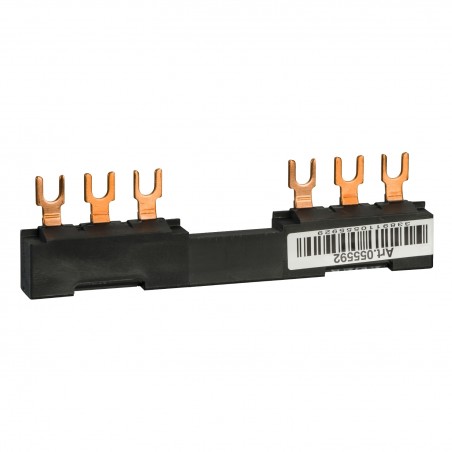 GV2G272 Peigne tripolaire pour disjoncteur moteur - 63A - 2 dérivations - pas 72 mm - Schneider TeSys GV