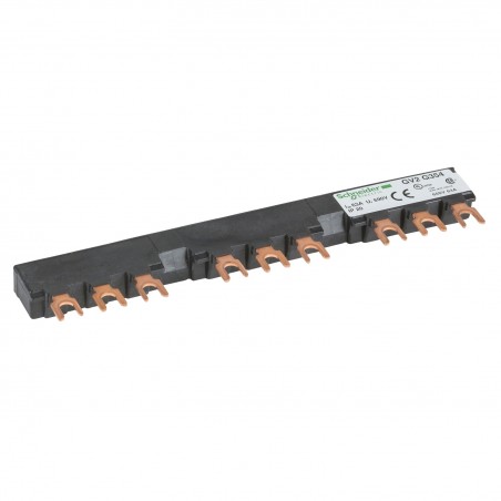 GV2G354 Peigne tripolaire pour disjoncteur moteur - 63A - 3 dérivations - pas 54 mm - Schneider TeSys GV