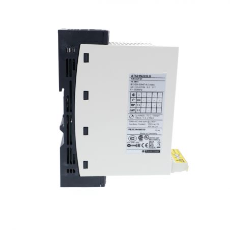 ATS01N222QN Schneider - Démarreur progressif 22A pour moteur triphasé 7,5 à 11kW - Altistart 01