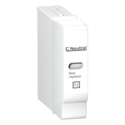 A9L16313 Cartouche de NEUTRE pour parafoudre Schneider iQuick PRD A9L16292-94-95-97-98 A9L16300