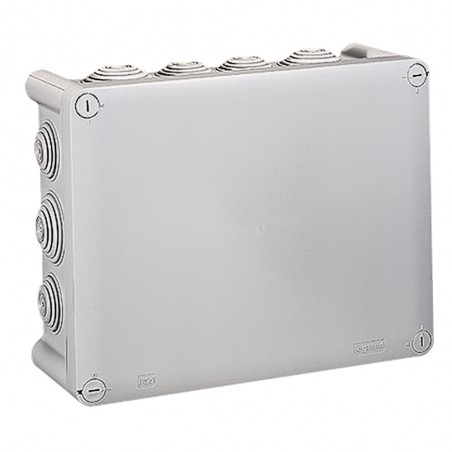 092062 Boîte de dérivation rectangulaire Plexo dimensions 220x170x86mm - gris RAL 7035 - Legrand