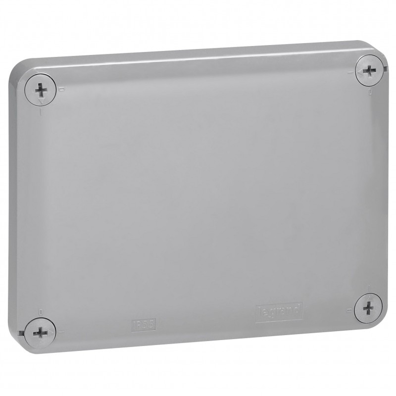 092045 Boîte de dérivation rectangulaire Plexo dimensions 155x110x74mm ROUGE pour ERP - 10 entrées - Legrand