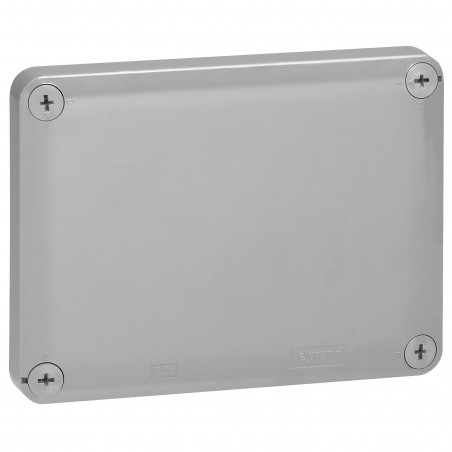 092045 Boîte de dérivation rectangulaire Plexo dimensions 155x110x74mm ROUGE pour ERP - 10 entrées - Legrand