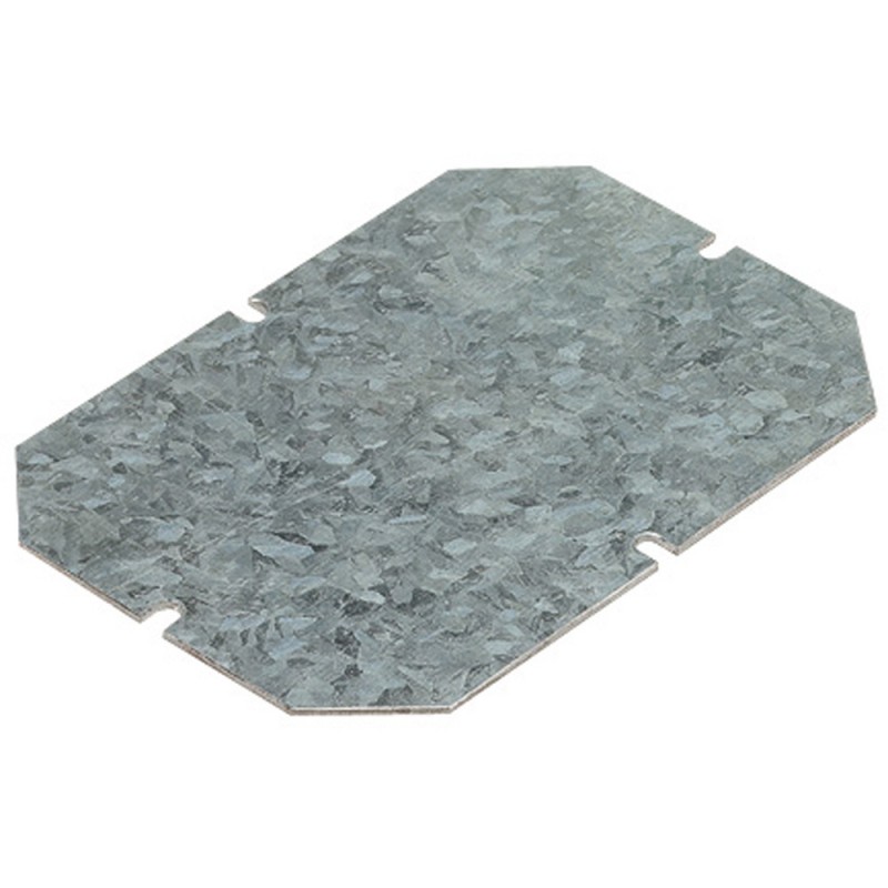 035812 Plaque de montage métal pour boîtes étanches PLEXO industrielles 180x140mm