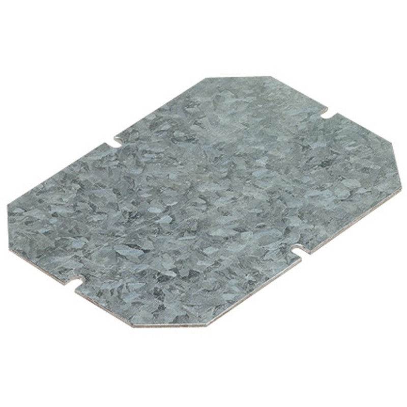 035813 Plaque de montage métal pour boîtes étanches PLEXO industrielles 220x170mm