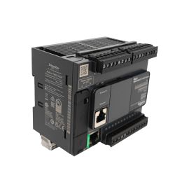 TM221CE24T Schneider - Automate Modicon M221 - Contrôleur 24 entrées/sorties - 24Vcc - PNP - Ethernet +série - 24Vcc