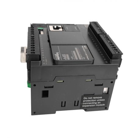 TM221CE24T Schneider - Automate Modicon M221 - Contrôleur 24 entrées/sorties - 24Vcc - PNP - Ethernet +série - 24Vcc