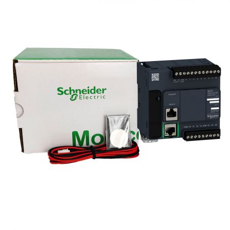 TM221CE16R Automate Modicon M221 - Contrôleur 16 entrées/sorties TOR - 240Vac - Relais - Port ethernet + série